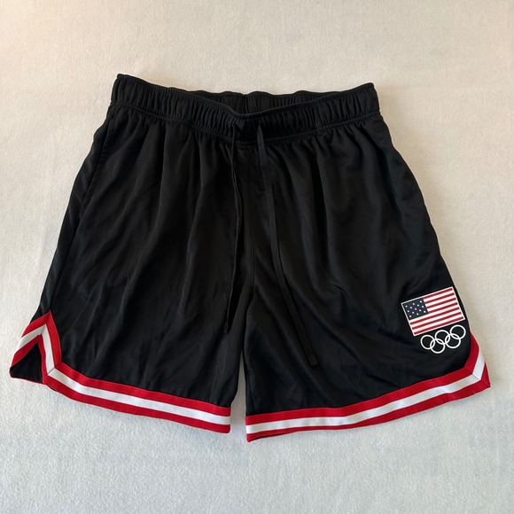 Outerstuff Other - Team USA Olympic Basketball Shorts Mens XL Black Mesh 7 Inch Court S Outerstuff